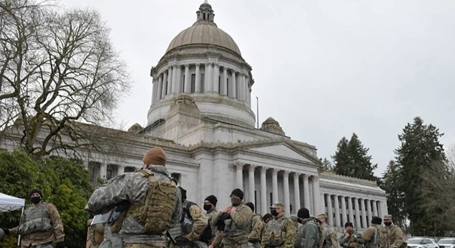Washington da 68 kişi gözaltına alındı