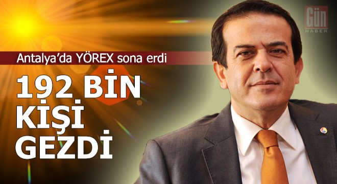 YÖREX'e 4 günde 192 bin ziyaretçi