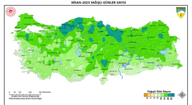 Yağışlar yüzde 254 arttı, kuraklık haritası yeşile döndü