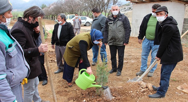 Yakaköy'de fidanlar toprakla buluştu