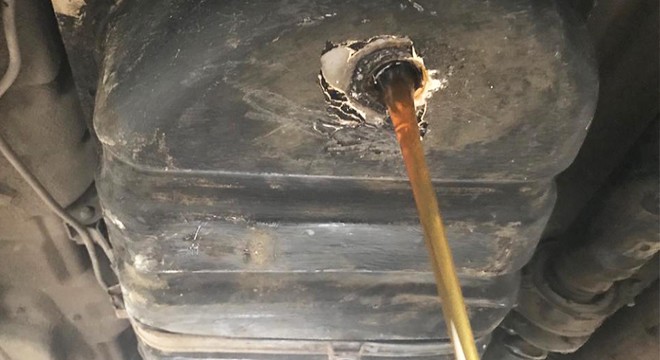 Yakıt deposunda kaçak kestane balına geçit yok