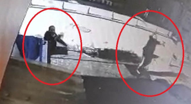 Yalova'daki silahlı çatışma kamerada