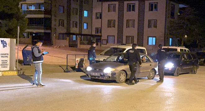 Yalvaç ta trafik denetimi