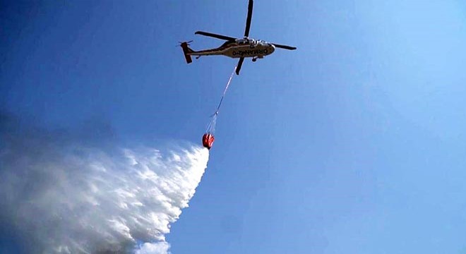 Yangın söndürme helikopteri 'Nefes' göreve başladı
