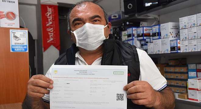 Yanlışlıkla KKTC İçişleri Bakanlığı'na yaptığı başvuru onaylandı
