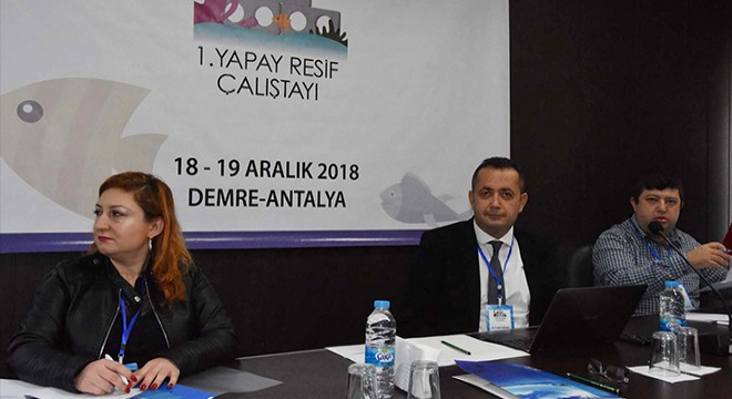 Demre'de Yapay Resif Çalıştayı başladı