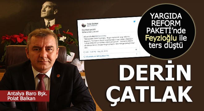 Yargı Reformu çatlağı