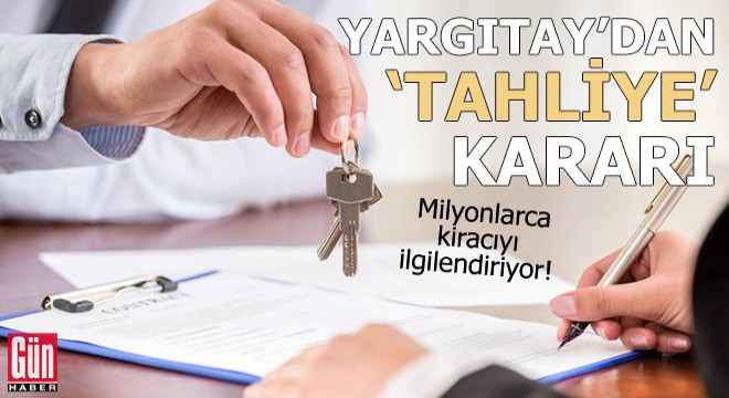 Yargıtay'dan milyonlarca kiracıyı ilgilendiren karar
