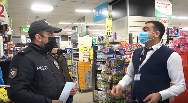 Yasağa rağmen müşteri alan marketçiye ceza