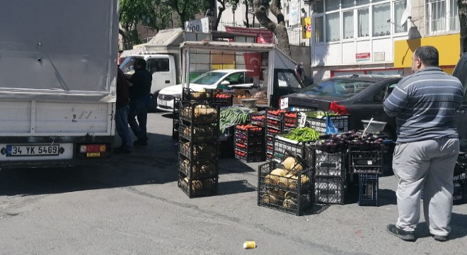 Yasağı delip pazar kurdular, 10 bin 716 lira ceza yediler