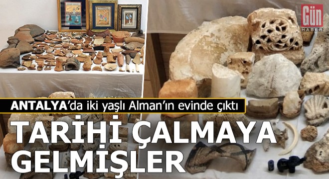 Yaşlı Alman çiftin evinden 272 parça tarihi eser çıktı