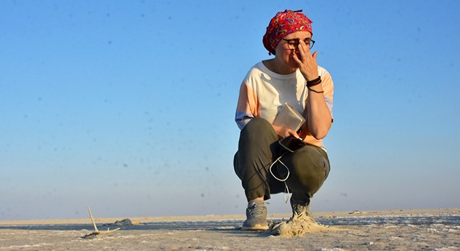 Yavru flamingo ölülerini görünce gözyaşlarını tutamadı