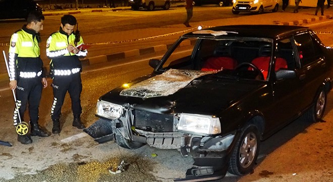 Yaya geçidinde otomobilin çarptığı öğrenci ağır yaralandı