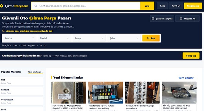 Yedek Parçada Yeni Adres: Türkiye'nin Parça Esnafı Tek Çatı Altında Toplandı