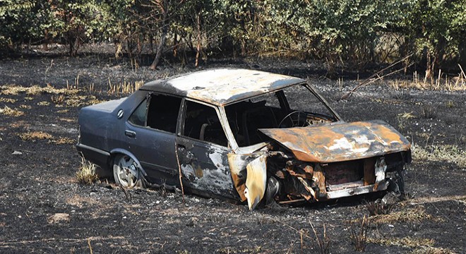 Yediemin otoparkındaki yangında, sigara izmariti şüphesi