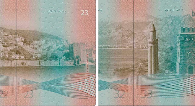 Yeni pasaportlara Antalya'dan 2 fotoğraf