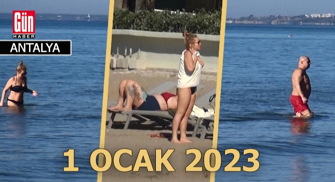 Yeni yılın ilk günü deniz