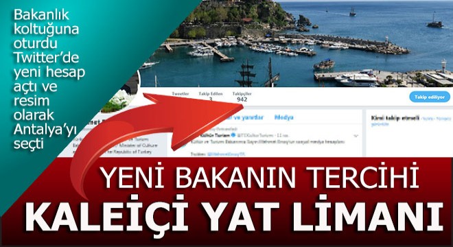 Yeni bakanın tercihi; Keleiçi Yat Limanı