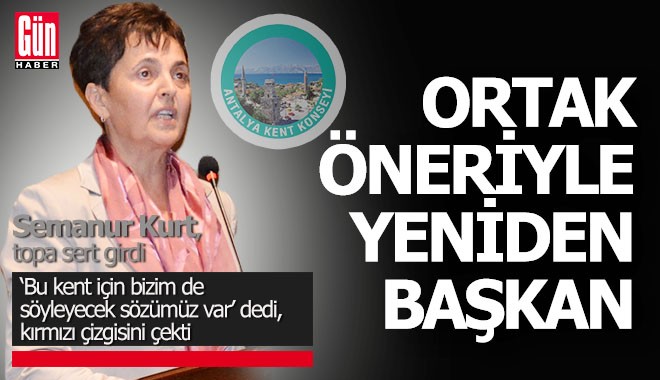 Yeniden başkan seçilen Semanur Kurt; topa sert girdi