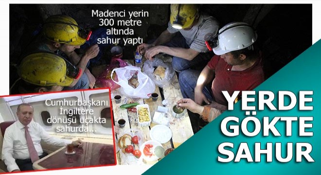Yerde gökte sahur...