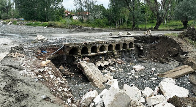 Yeşilova da yağış tarım alanlarına zarar verdi