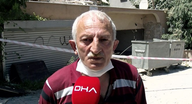 Yıkılan binadan evleri ve araçları zarar görenler tepkili