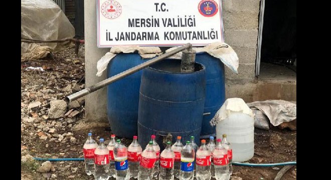 Yılbaşı öncesi piyasaya sürülecek 455 litre sahte içki ele geçirildi