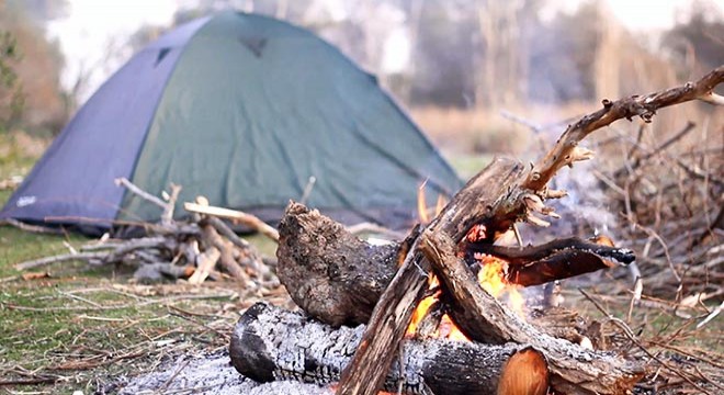 Yılın en uzun gecesinde, kuş cennetinde kamp etkinliği