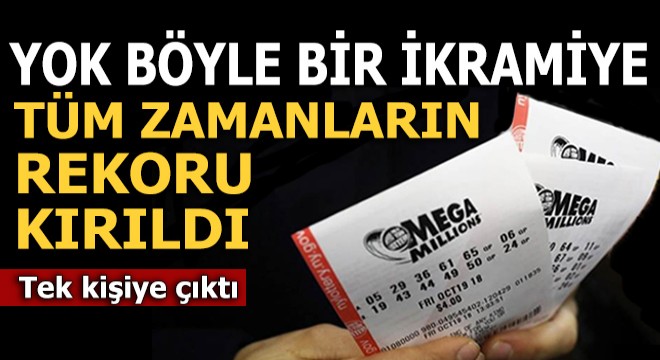 Yok böyle bir ikramiye! Tüm zamanların rekoru tek kişiye çıktı