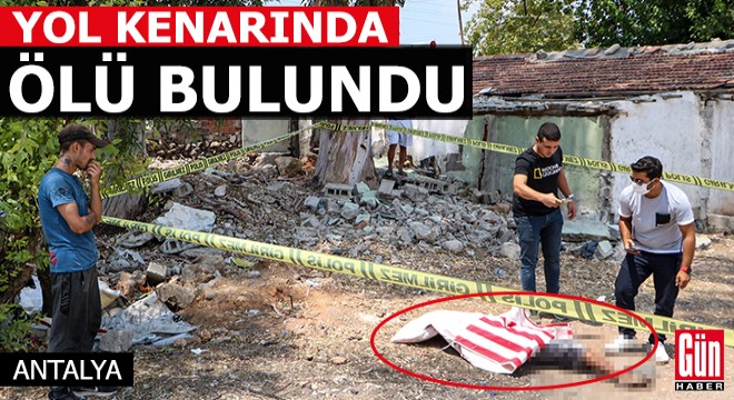 Yol kenarında ölü bulundu