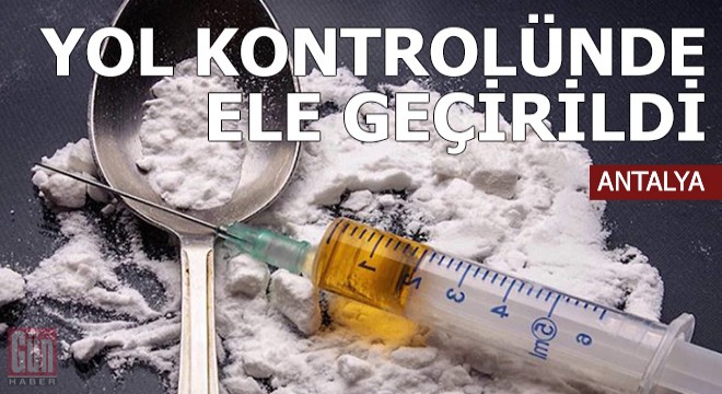 Yol kontrolünde uyuşturucu ele geçirildi
