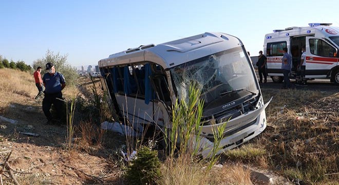 Yolcu otobüsü, ASELSAN çalışanlarını taşıyan midibüse çarptı
