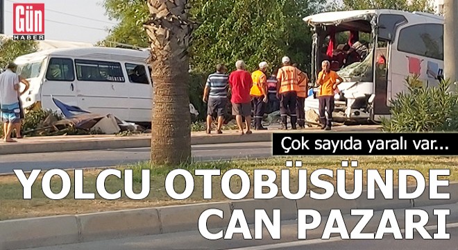 Yolcu otobüsünde can pazarı!