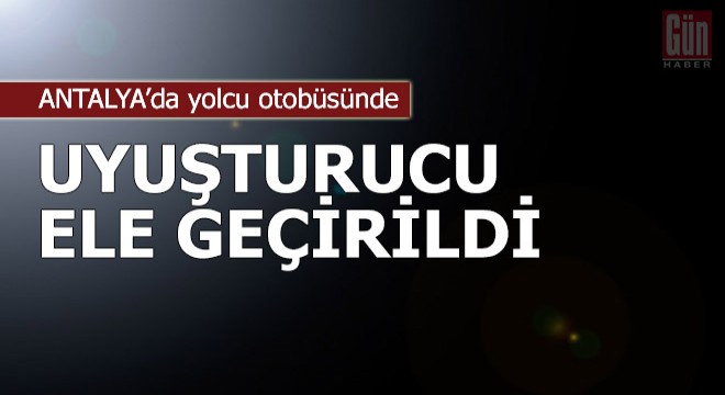 Yolcu otobüsünde uyuşturucu ele geçirildi