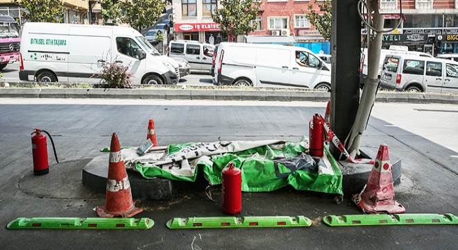 Yolcu otobüsü benzinliğe daldı