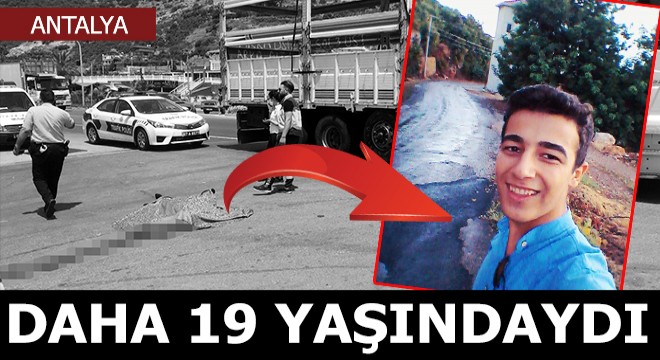 Yolun karşısına geçmek isterken canından oldu