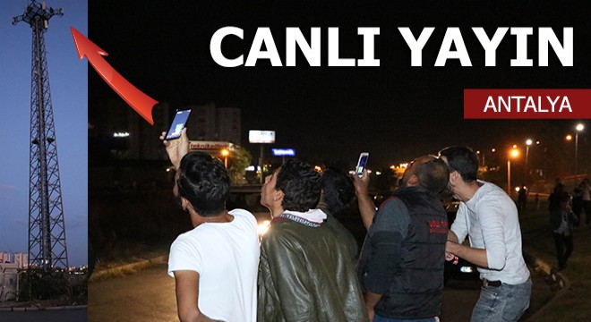 Yukarıda gözyaşı aşağıda canlı yayın