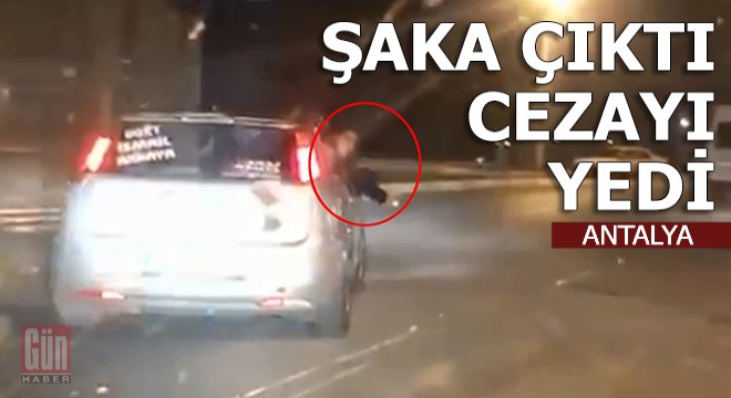 Yumurta saldırısı şaka çıktı