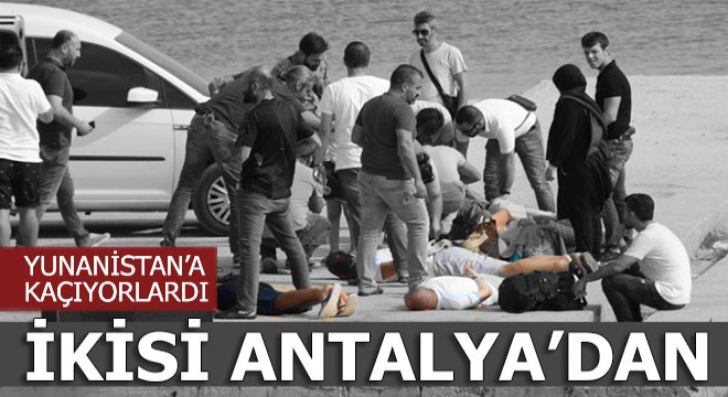 Yunanistan'a sığınacaklardı...