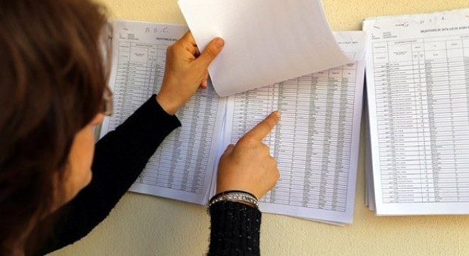 Yurt içi seçmen listeleri 4 Ocak'ta askıya çıkacak