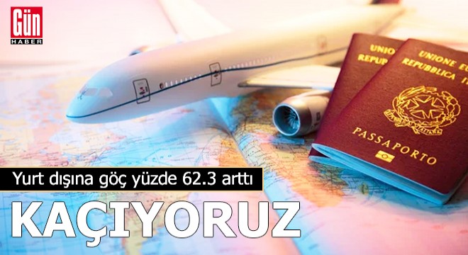 Yurt dışına göç yüzde 62.3 arttı