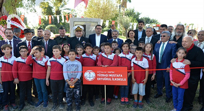 Yüzbaşı Mustafa Ertuğrul Aker anıtı açıldı