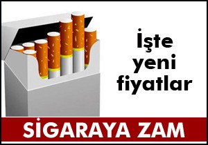 Sigara zamlandı