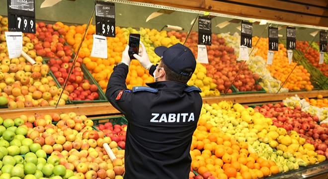 Zabıta zincir market ve fırınlarda denetim yaptı