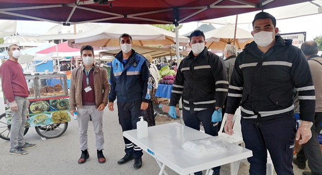 Zabıtadan pazar yerlerinde denetim