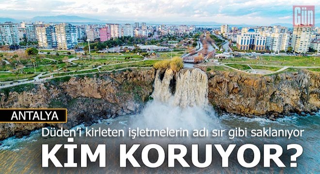 Zehir akan Düden Çayı için çevre komitesi kuruldu
