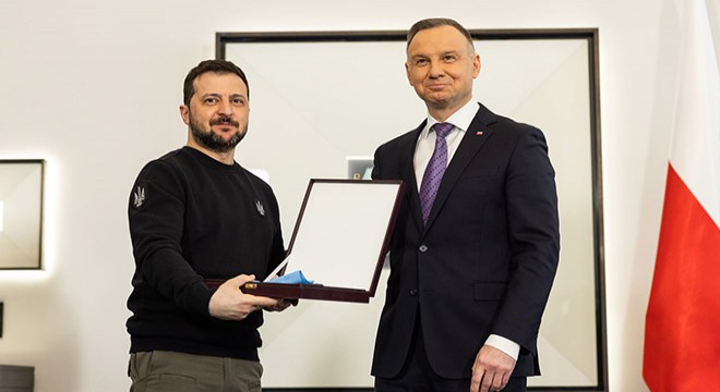 Zelenski, Polonya Cumhurbaşkanı Duda ile görüştü