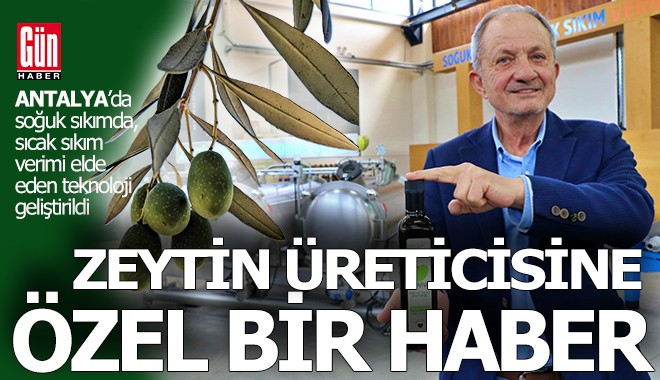 Zeytinyağında üreticileri heyecanlandıracak makine