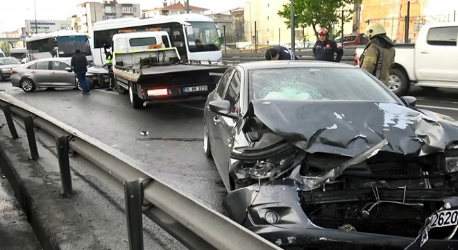 Zincirleme kaza: 1 yaralı