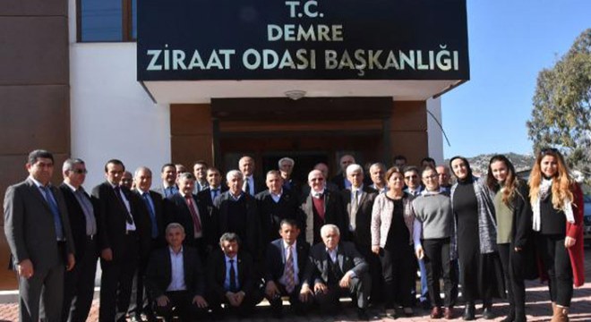 Ziraat Odası başkanları Demre'de toplandı